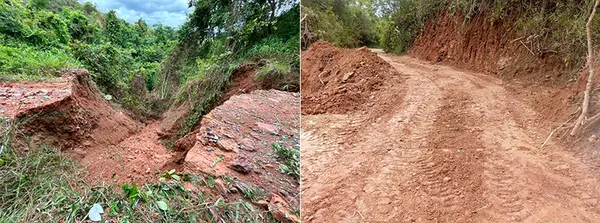 Mesmo com a liberação, os trabalhos no local continuam: serviços de recomposição do aterro, implantação de contenções e adequações no sistema de drenagem estão em andamento.