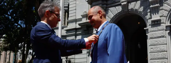 Governo de Minas realiza cerimônia de transmissão do cargo de governador de Romeu Zema para Mateus Simões