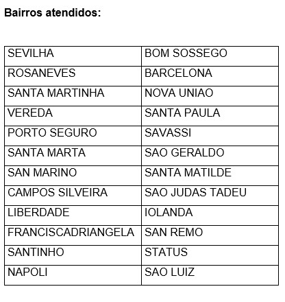 Sessenta e uma agências de atendimento ao cliente da Copasa são