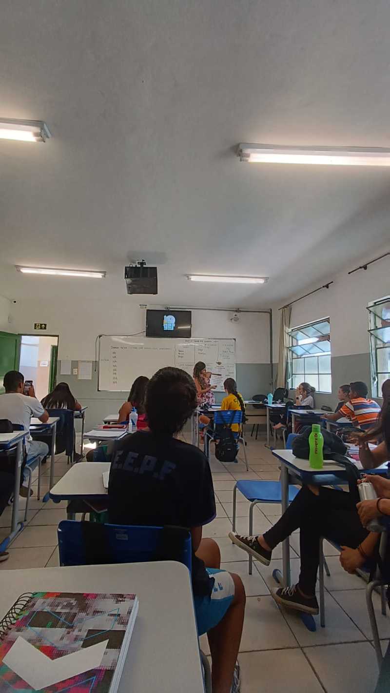 Sala de aula de Rita Nogueira, em Luminárias (SEE/MG / Divulgação)