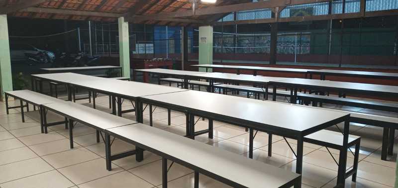 Refeitório reformado - SEE-MG / Divulgação