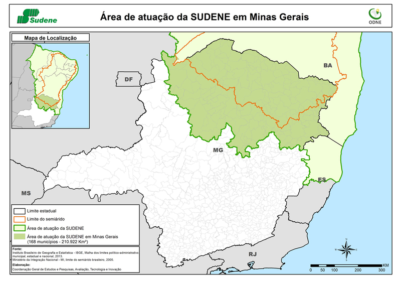 Clique para acessar os mapas da Sudene