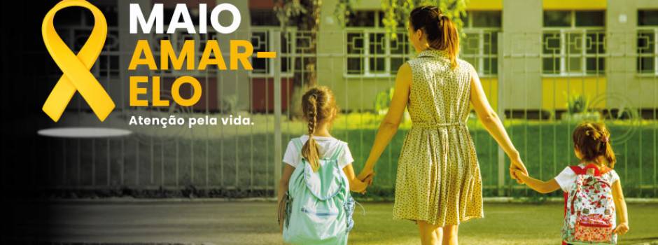 Educação promove campanha Maio Amarelo para conscientização sobre o trânsito nas escolas da rede estadual