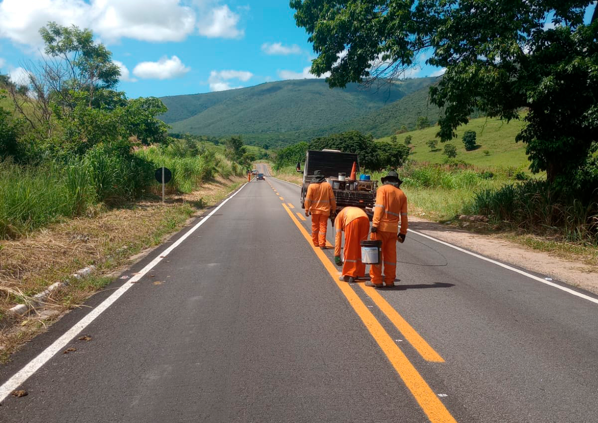 Com foco em sinalização, DER inicia programa para diminuir acidentes graves e fatais nas estradas